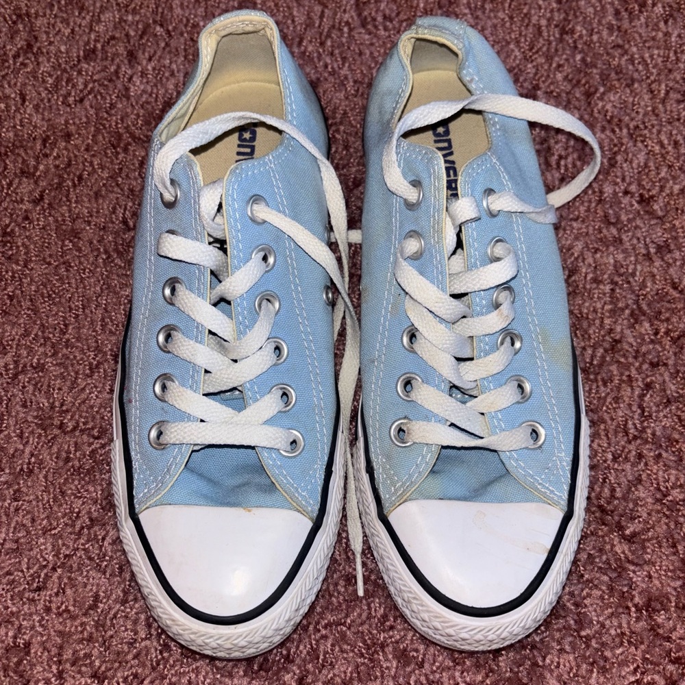Light Blue Converse Sneakers